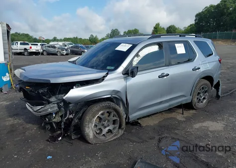 2023 Honda Pilot Awd Trailsport из США, поврежденный, VIN 5FNYG1H60PB020340